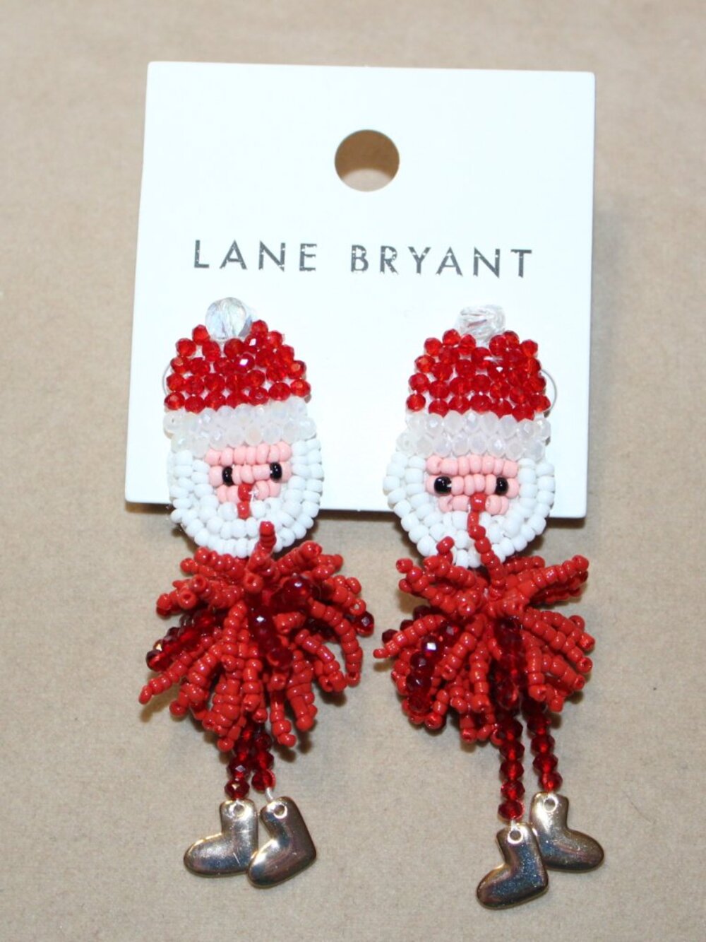 NWT Lane Bryant Santa Earrings   FUN!! CUTE!! STATEMENT!!
